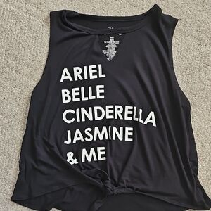 Disney Princess Tie Front Tank Top XL